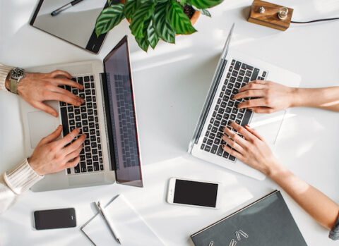 accountant and client working together