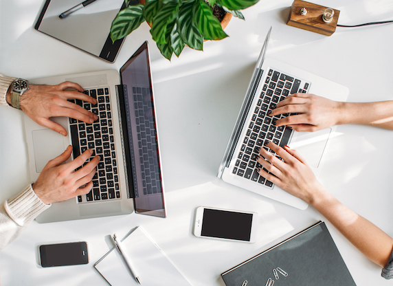 accountant and client working together