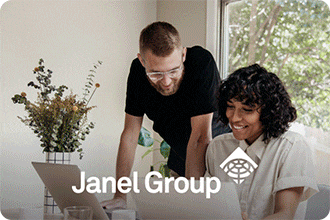 Interchanging images of business owners presented in Melio’s case studies page.