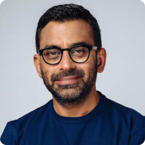 Portrait of Prashant Gandhi, Chief Business Officer at Melio.