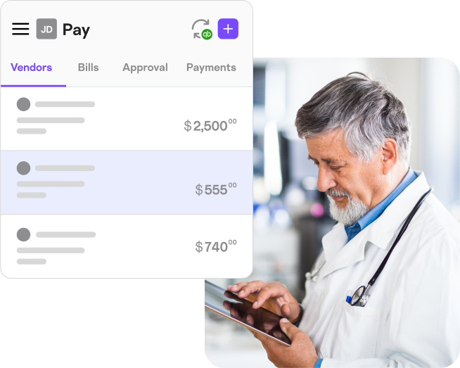 Healthcare providers in the field, and Melio’s platform, allowing them to pay and get paid easily and in a flexible manner