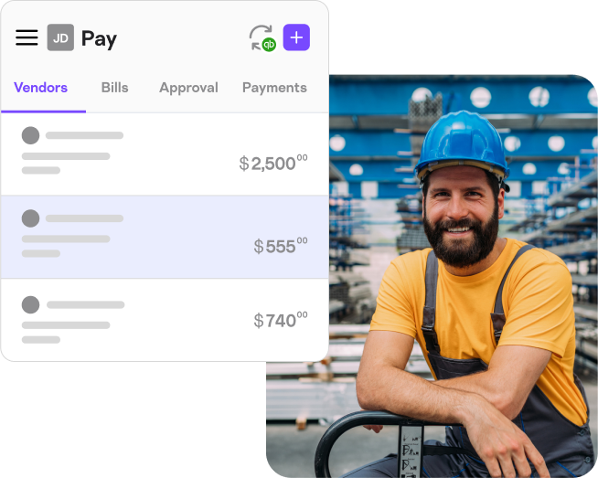 Business owners from the logistics industry pay business bills easily with Melio.