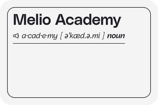 Melio Academy.