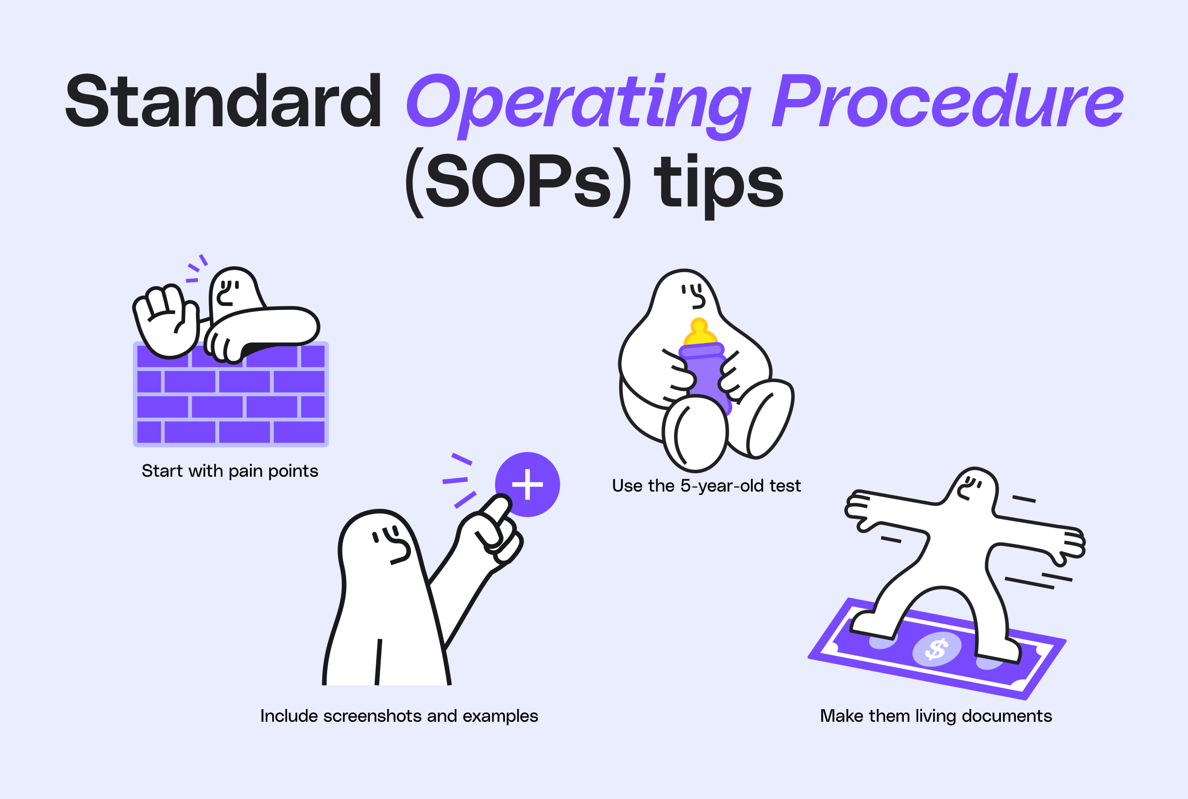 Helpful tips for creating effective SOPs
